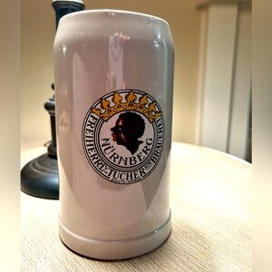 Vintage 1L NURNBERG FREIHERRL TUCHER BRAUEREI Gerz Stein Germany Excellent Shape